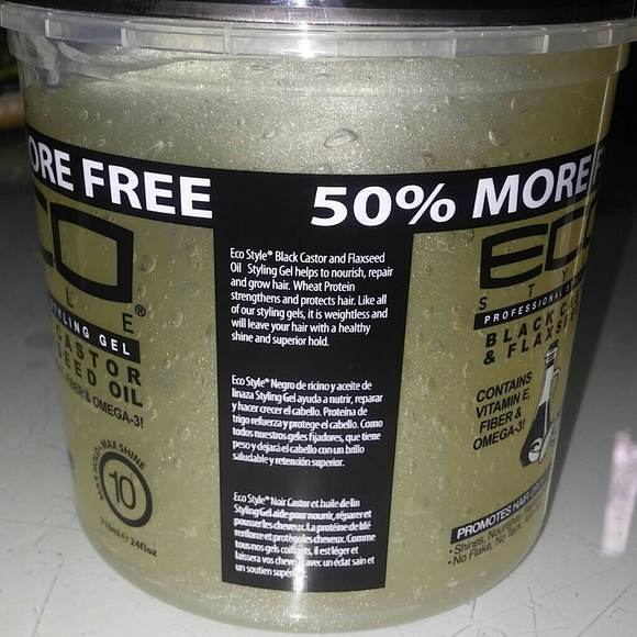 Eco Style Black Castor and Flaxseed Oil Stying Gel - Picture 2 of 3